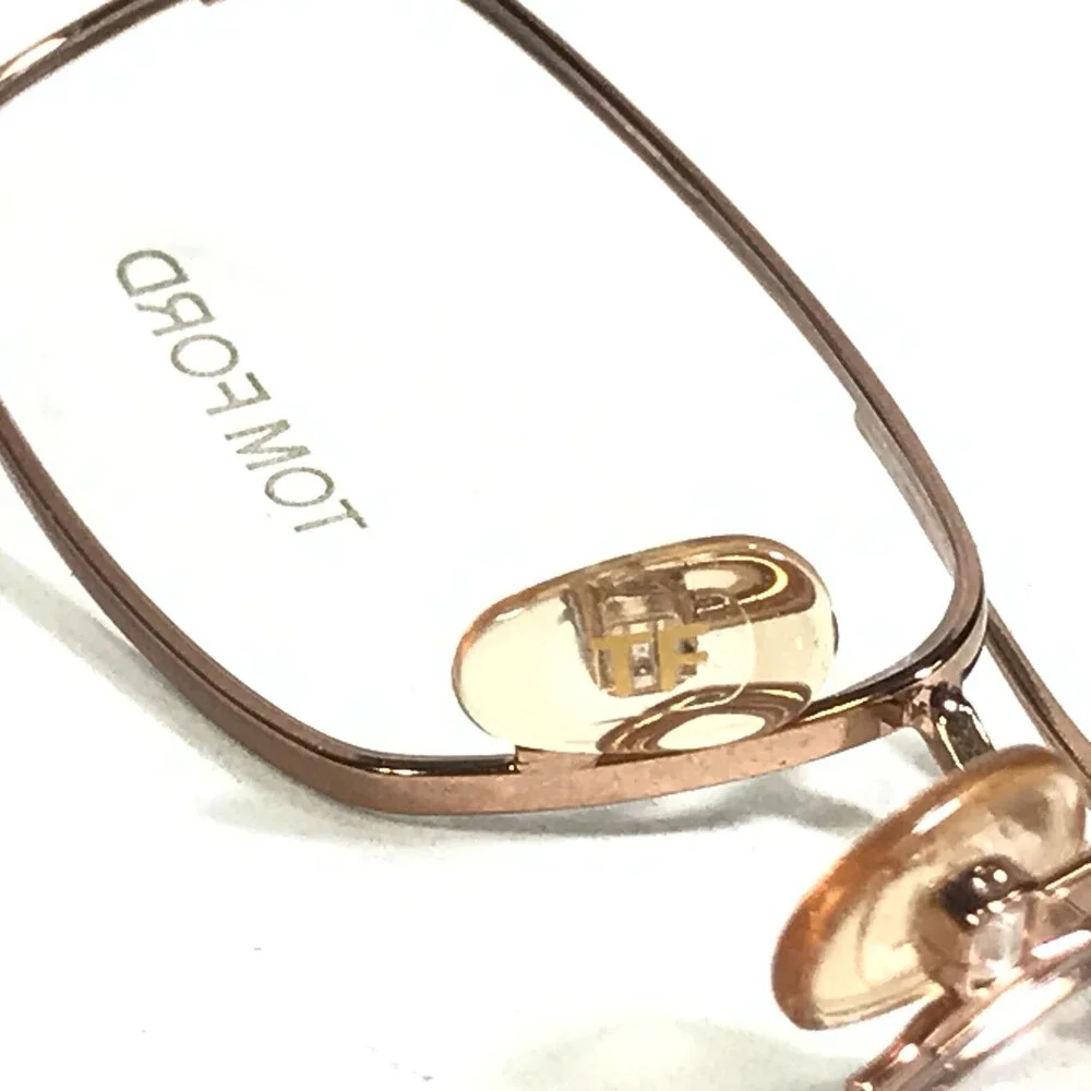 Tom Ford Eyeglasses Frames TF5024 268 Brown Rectangular Full Wire Rim 52-16-130